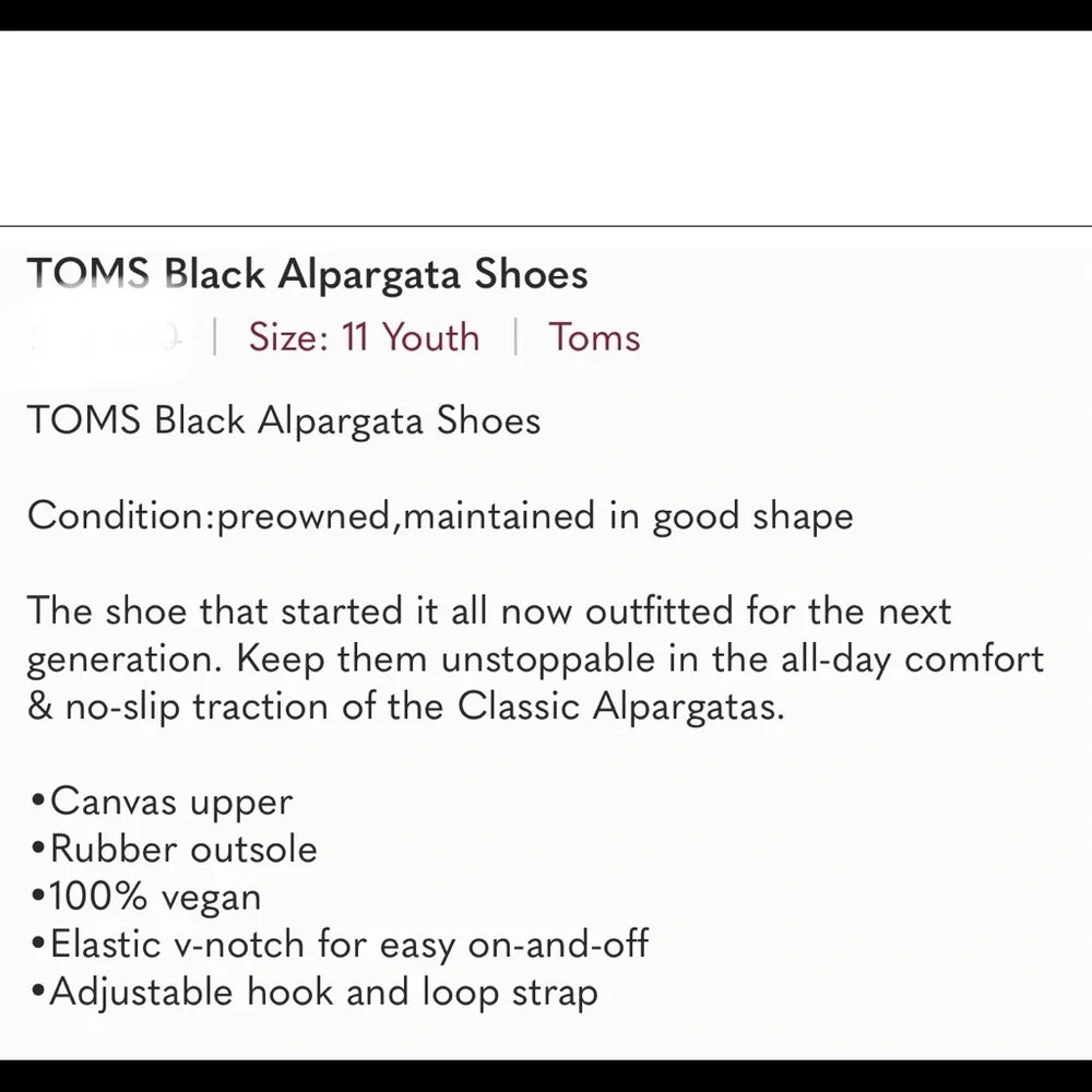 Girl TOMS Shoes